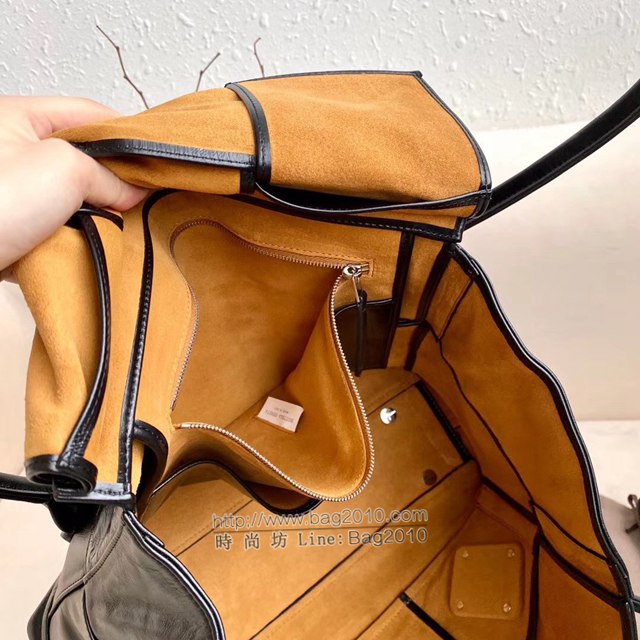 Bottega veneta高端女包 96009 寶緹嘉新款Arco48油蠟皮包 BV經典款小牛皮質中號手提包  gxz1228